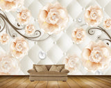 Avikalp MWZ1152 Orange White Flowers 3D HD Wallpaper Avikalp MWZ1152 Orange White Flowers 3D HD Wallpaper