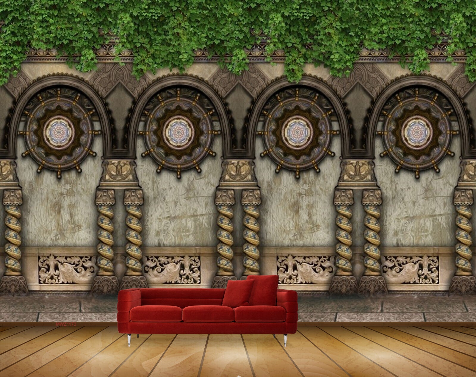 Avikalp MWZ1170 Creepers Architecture 3D HD Wallpaper Avikalp MWZ1170 Creepers Architecture 3D HD Wallpaper