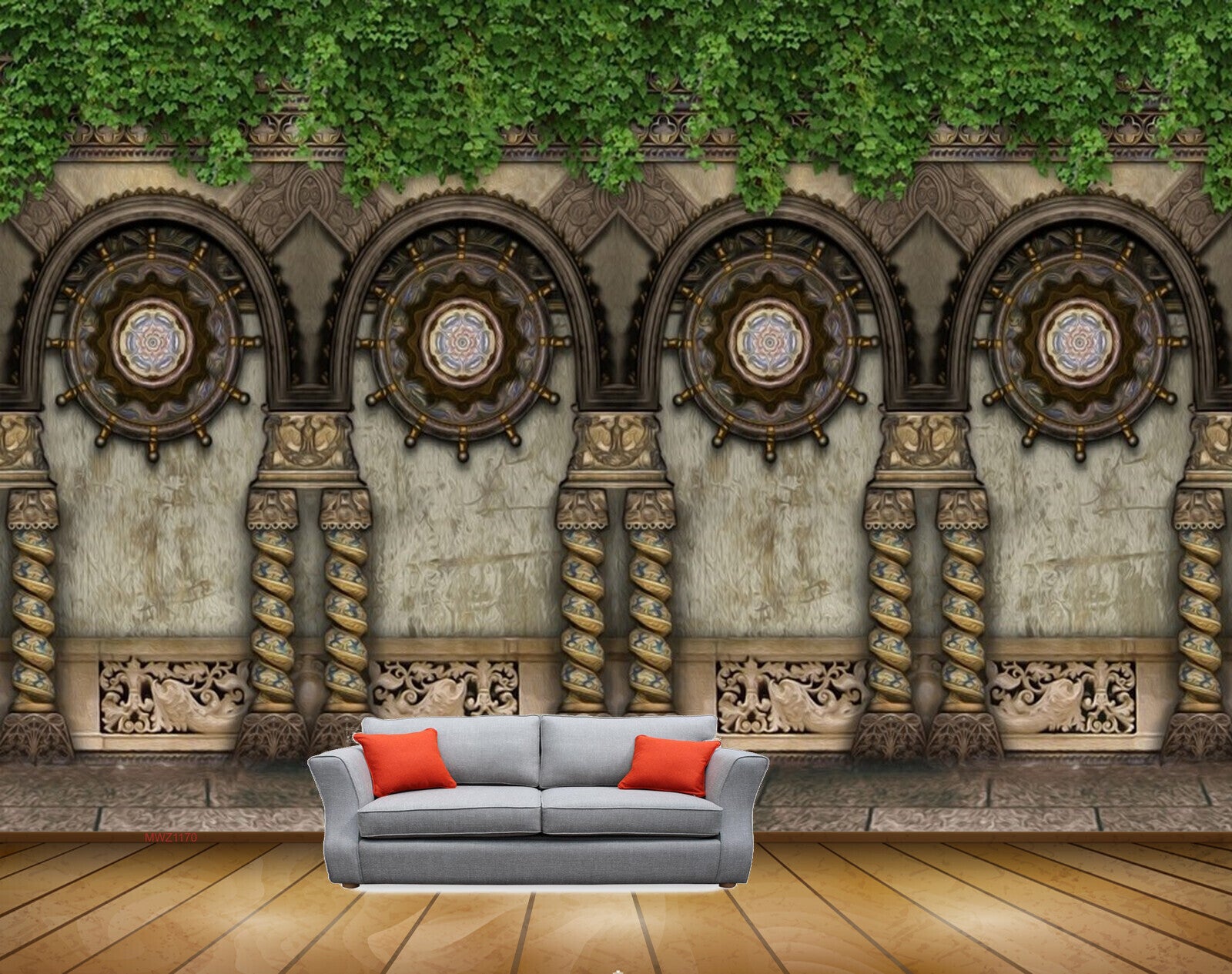 Avikalp MWZ1170 Creepers Architecture 3D HD Wallpaper Avikalp MWZ1170 Creepers Architecture 3D HD Wallpaper