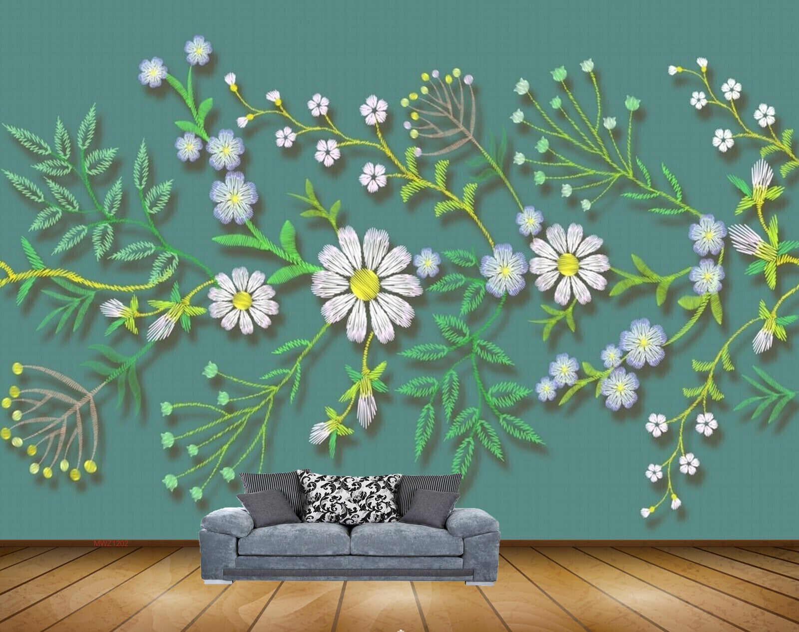 Avikalp MWZ1202 White Flowers Leaves HD Wallpaper Avikalp MWZ1202 White Flowers Leaves HD Wallpaper