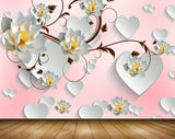 Avikalp MWZ1248 White Yellow Flowers 3D HD Wallpaper Avikalp MWZ1248 White Yellow Flowers 3D HD Wallpaper