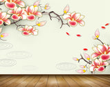 Avikalp MWZ1274 Pink White Flowers 3D HD Wallpaper Avikalp MWZ1274 Pink White Flowers 3D HD Wallpaper