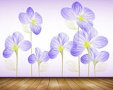 Avikalp MWZ1310 Purple Flowers 3D HD Wallpaper Avikalp MWZ1310 Purple Flowers 3D HD Wallpaper