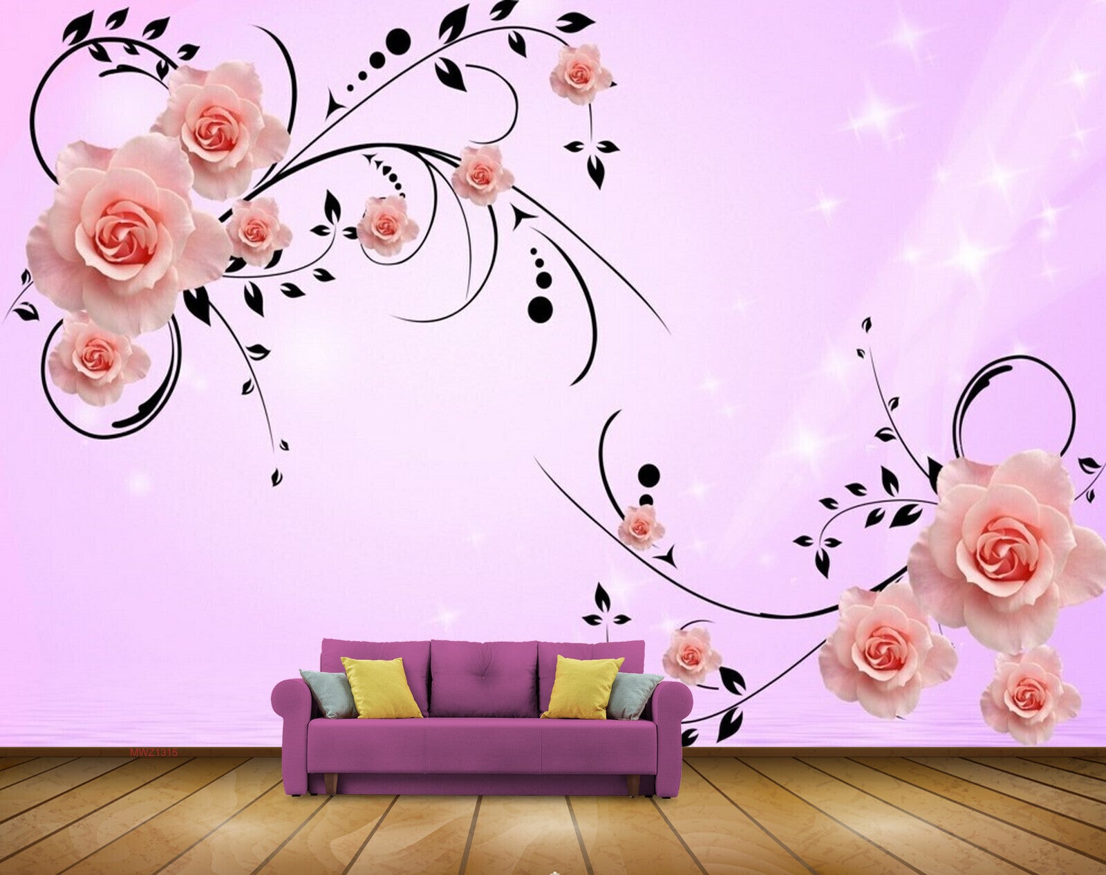 Avikalp MWZ1315 Orange Flowers Branches HD Wallpaper Avikalp MWZ1315 Orange Flowers Branches HD Wallpaper