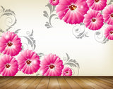 Avikalp MWZ1317 Pink Flowers 3D HD Wallpaper Avikalp MWZ1317 Pink Flowers 3D HD Wallpaper