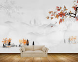 Avikalp MWZ1372 Orange Flowers Branches Trees 3D HD Wallpaper Avikalp MWZ1372 Orange Flowers Branches Trees 3D HD Wallpaper