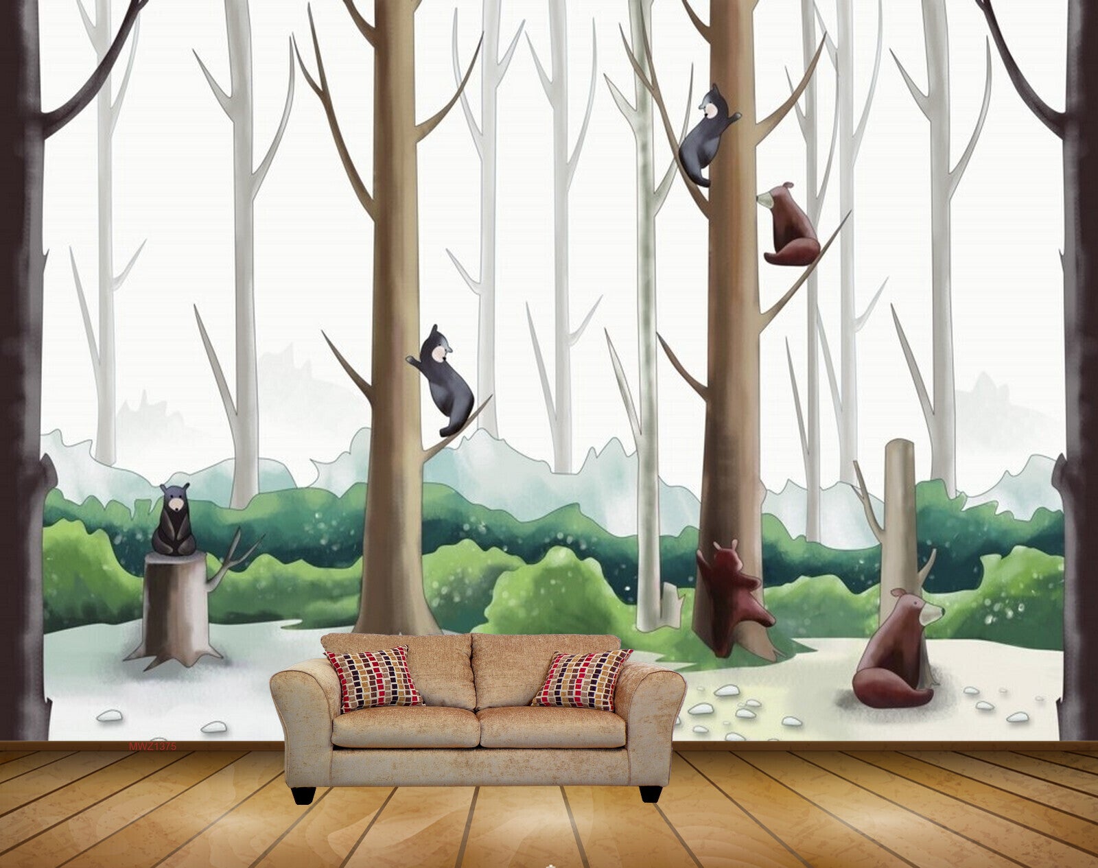 Avikalp MWZ1375 Trees Pandas Stones 3D HD Wallpaper Avikalp MWZ1375 Trees Pandas Stones 3D HD Wallpaper