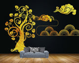 Avikalp MWZ1400 Golden Trees Leaves 3D HD Wallpaper Avikalp MWZ1400 Golden Trees Leaves 3D HD Wallpaper