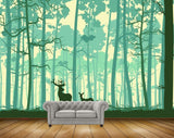 Avikalp MWZ1408 Deers Trees 3D HD Wallpaper Avikalp MWZ1408 Deers Trees 3D HD Wallpaper