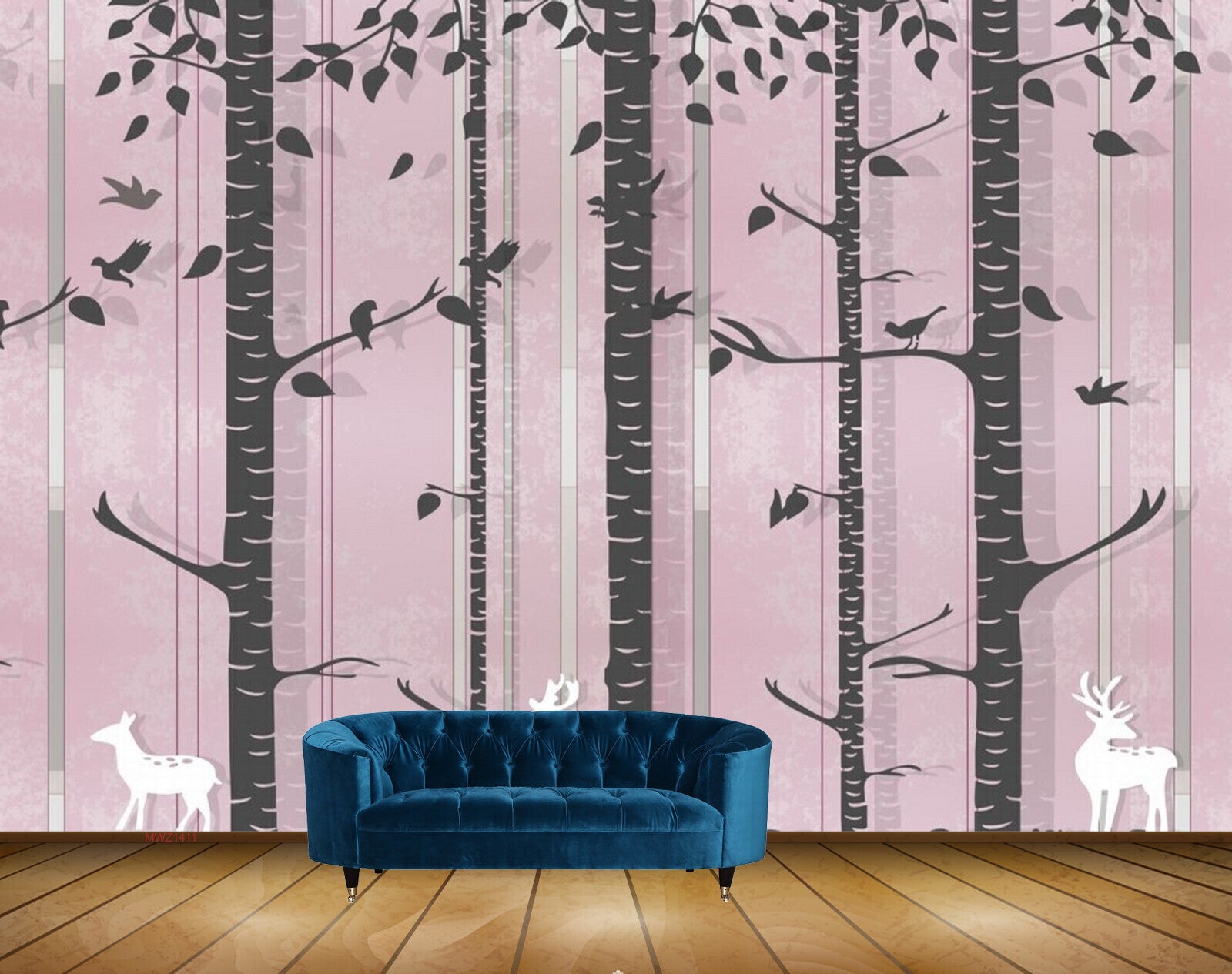 Avikalp MWZ1411 Trees Leaves Branches Deers 3D HD Wallpaper Avikalp MWZ1411 Trees Leaves Branches Deers 3D HD Wallpaper