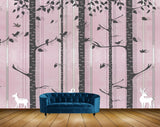 Avikalp MWZ1411 Trees Leaves Branches Deers 3D HD Wallpaper Avikalp MWZ1411 Trees Leaves Branches Deers 3D HD Wallpaper