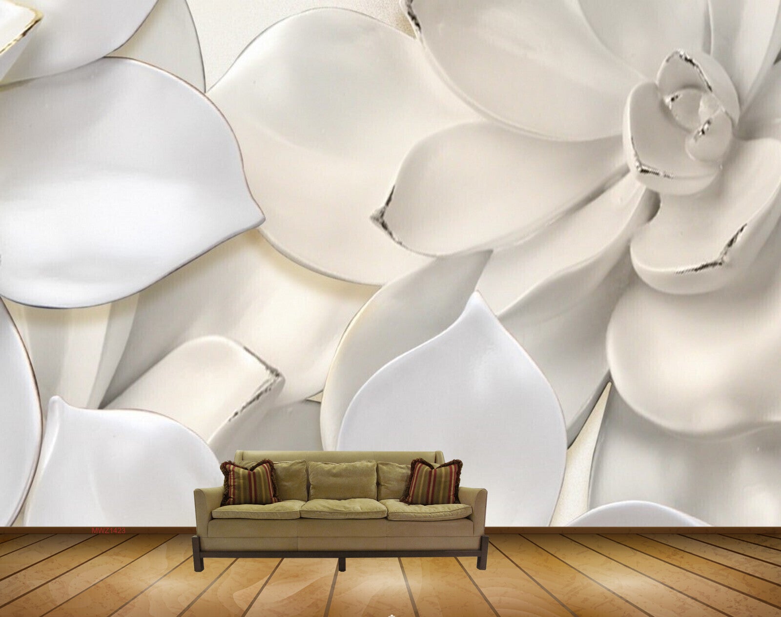 Avikalp MWZ1423 White Flower 3D HD Wallpaper Avikalp MWZ1423 White Flower 3D HD Wallpaper