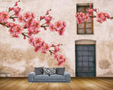 Avikalp MWZ1437 Pink Flowers Branches Windows 3D HD Wallpaper Avikalp MWZ1437 Pink Flowers Branches Windows 3D HD Wallpaper
