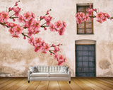 Avikalp MWZ1437 Pink Flowers Branches Windows 3D HD Wallpaper Avikalp MWZ1437 Pink Flowers Branches Windows 3D HD Wallpaper