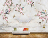 Avikalp MWZ1469 Pink Flowers Birds Cages 3D HD Wallpaper Avikalp MWZ1469 Pink Flowers Birds Cages 3D HD Wallpaper