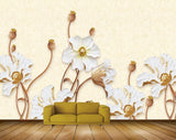 Avikalp MWZ1470 White Yellow Flowers HD Wallpaper Avikalp MWZ1470 White Yellow Flowers HD Wallpaper