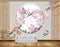 Avikalp MWZ1579 Pink White Flowers Birds HD Wallpaper