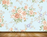 Avikalp MWZ1755 Peach Violet Flowers 3D HD Wallpaper Avikalp MWZ1755 Peach Violet Flowers 3D HD Wallpaper