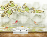 Avikalp MWZ1783 River Fishes Leaves HD Wallpaper Avikalp MWZ1783 River Fishes Leaves HD Wallpaper