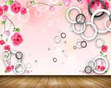Avikalp MWZ1843 Pink Rose Flowers 3D HD Wallpaper Avikalp MWZ1843 Pink Rose Flowers 3D HD Wallpaper