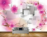 Avikalp MWZ1864 Pink Flowers 3D HD Wallpaper Avikalp MWZ1864 Pink Flowers 3D HD Wallpaper
