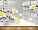 Avikalp MWZ1908 White Yellow Flowers 3D HD Wallpaper Avikalp MWZ1908 White Yellow Flowers 3D HD Wallpaper