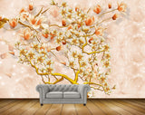 Avikalp MWZ1947 White Orange Flowers Tree 3D HD Wallpaper Avikalp MWZ1947 White Orange Flowers Tree 3D HD Wallpaper