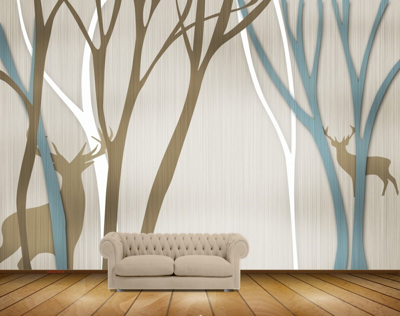 Avikalp MWZ1954 Trees Deers 3D HD Wallpaper Avikalp MWZ1954 Trees Deers 3D HD Wallpaper