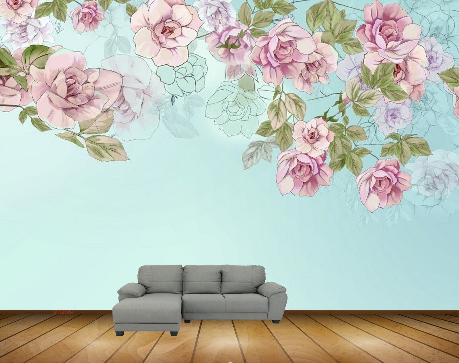 Avikalp MWZ1984 Pink White Flowers 3D HD Wallpaper Avikalp MWZ1984 Pink White Flowers 3D HD Wallpaper