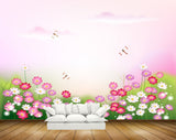 Avikalp MWZ1995 Pink White Flowers Flies HD Wallpaper Avikalp MWZ1995 Pink White Flowers Flies HD Wallpaper