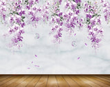 Avikalp MWZ2011 Purple Flowers Butterflies 3D HD Wallpaper Avikalp MWZ2011 Purple Flowers Butterflies 3D HD Wallpaper