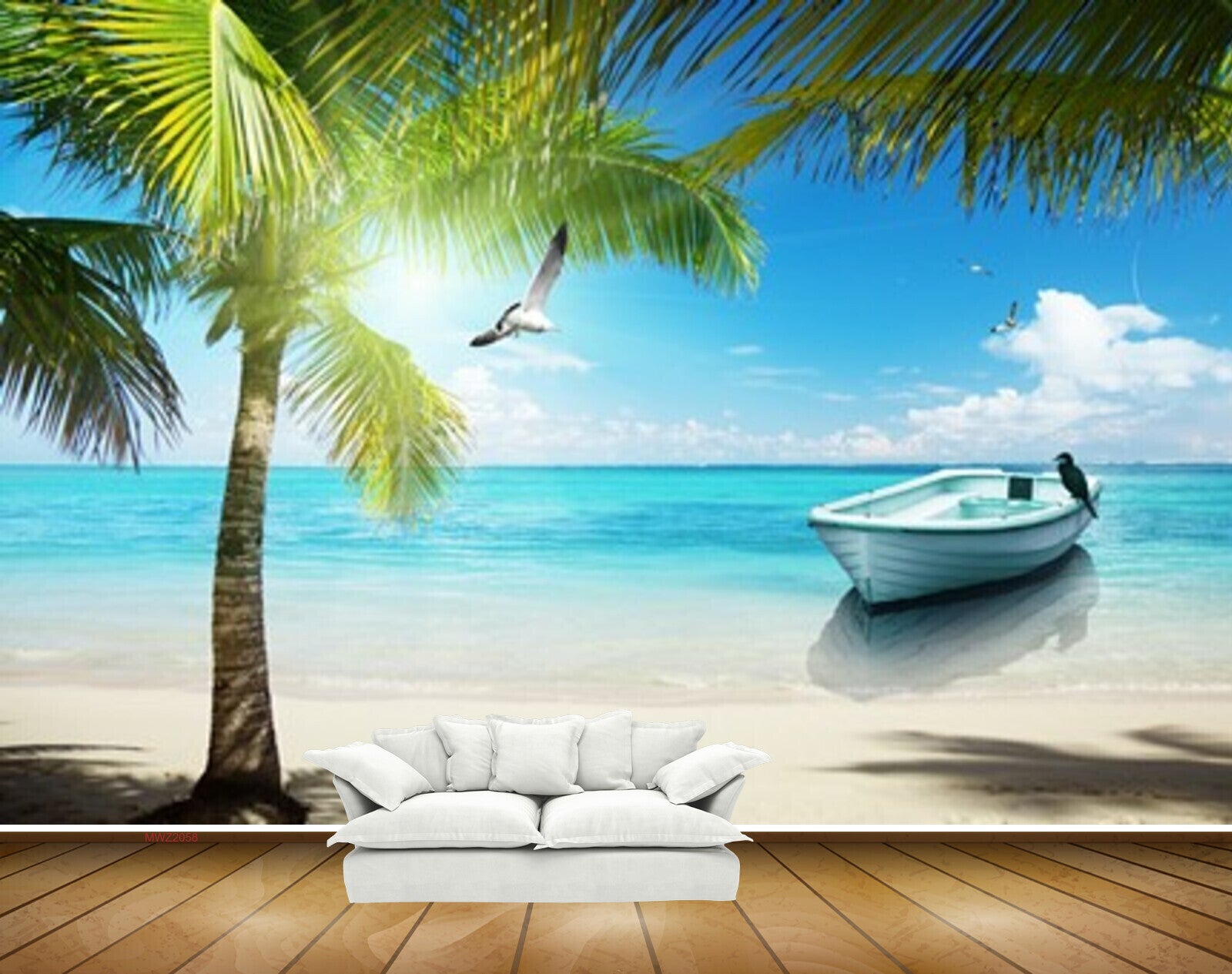 Avikalp MWZ2058 Coconut Tree Boat Bird Sea Ocean Island Water Sunrise Clouds Beach HD Wallpaper Avikalp MWZ2058 Coconut Tree Boat Bird Sea Ocean Island Water Sunrise Clouds Beach HD Wallpaper
