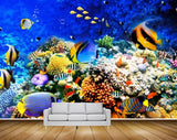 Avikalp MWZ2067 Orange Blue Black Fishes Sea Stones Ocean Water Underwater Coral Marine HD Wallpaper Avikalp MWZ2067 Orange Blue Black Fishes Sea Stones Ocean Water Underwater Coral Marine HD Wallpaper