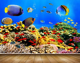 Avikalp MWZ2068 Blue Black Orange Yellow Fishes Stones Sea Ocean Water Underwater Marine Coral HD Wallpaper Avikalp MWZ2068 Blue Black Orange Yellow Fishes Stones Sea Ocean Water Underwater Marine Coral HD Wallpaper