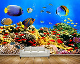 Avikalp MWZ2068 Blue Black Orange Yellow Fishes Stones Sea Ocean Water Underwater Marine Coral HD Wallpaper Avikalp MWZ2068 Blue Black Orange Yellow Fishes Stones Sea Ocean Water Underwater Marine Coral HD Wallpaper
