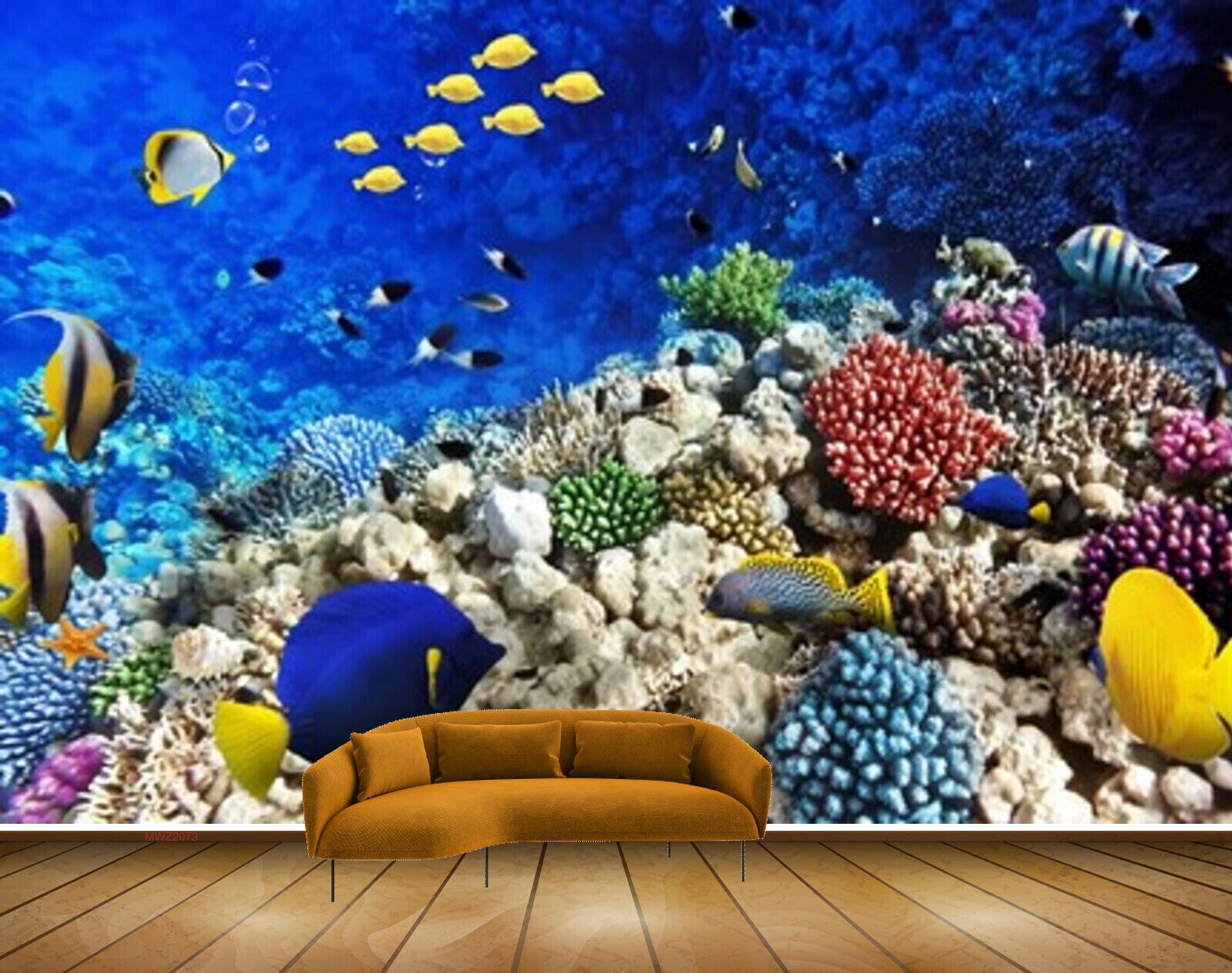Avikalp MWZ2073 Yellow Blue Fishes Stones Sea Anemone Ocean Water Marine Underwater HD Wallpaper Avikalp MWZ2073 Yellow Blue Fishes Stones Sea Anemone Ocean Water Marine Underwater HD Wallpaper