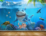Avikalp MWZ2086 Smiling Shark Fishes Water Icerberg Underwater Ocean Turtle Tortoise Octopus HD Wallpaper Avikalp MWZ2086 Smiling Shark Fishes Water Icerberg Underwater Ocean Turtle Tortoise Octopus HD Wallpaper