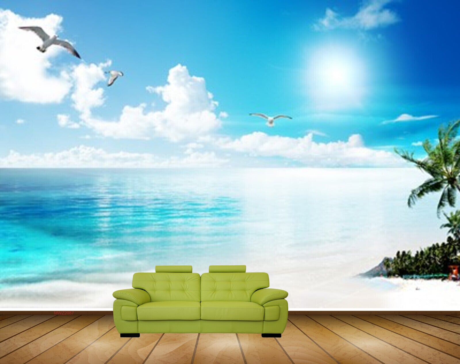 Avikalp MWZ2087 Island Beach Sea Palm Tree Leaves Birds Sun Clouds HD Wallpaper Avikalp MWZ2087 Island Beach Sea Palm Tree Leaves Birds Sun Clouds HD Wallpaper