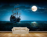 Avikalp MWZ2088 Full Moon Dark Ship Water Sea Travel HD Wallpaper Avikalp MWZ2088 Full Moon Dark Ship Water Sea Travel HD Wallpaper