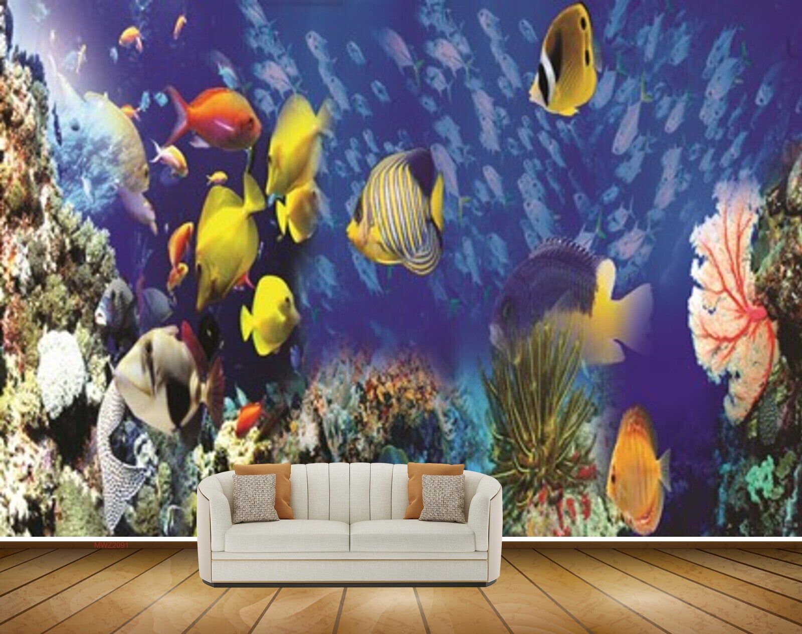 Avikalp MWZ2091 Fishes Anemone Plants Stones Sea Underwater HD Wallpaper Avikalp MWZ2091 Fishes Anemone Plants Stones Sea Underwater HD Wallpaper