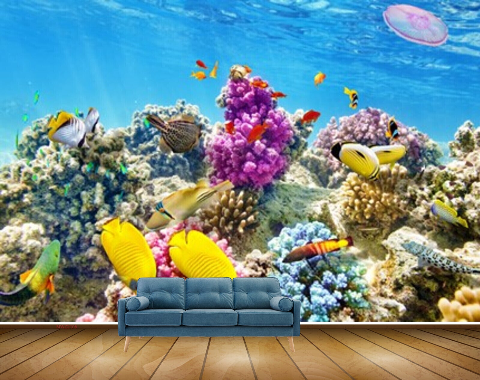 Avikalp MWZ2105 Sea Fishes Anemones Underwater Ocean HD Wallpaper Avikalp MWZ2105 Sea Fishes Anemones Underwater Ocean HD Wallpaper