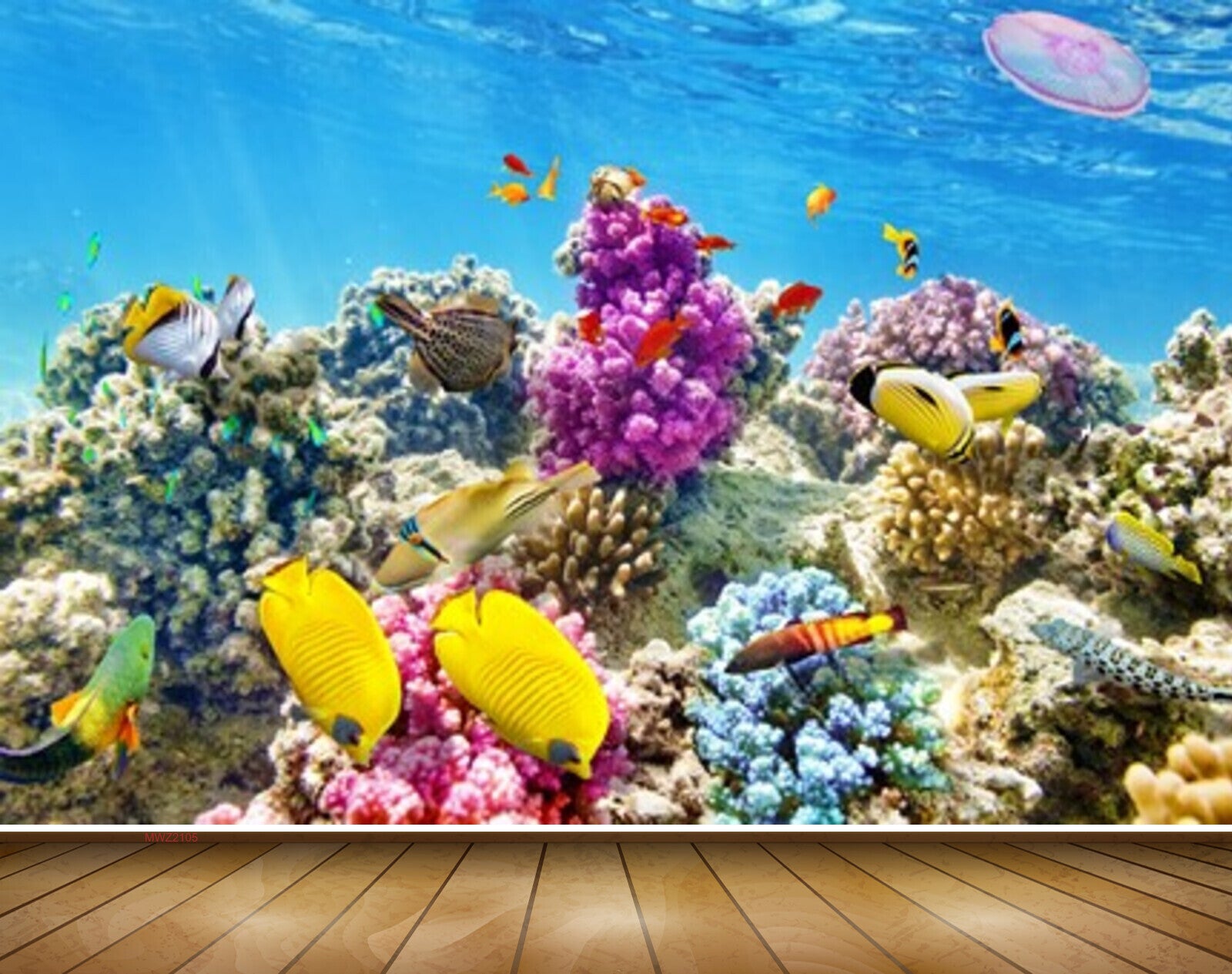 Avikalp MWZ2105 Sea Fishes Anemones Underwater Ocean HD Wallpaper Avikalp MWZ2105 Sea Fishes Anemones Underwater Ocean HD Wallpaper