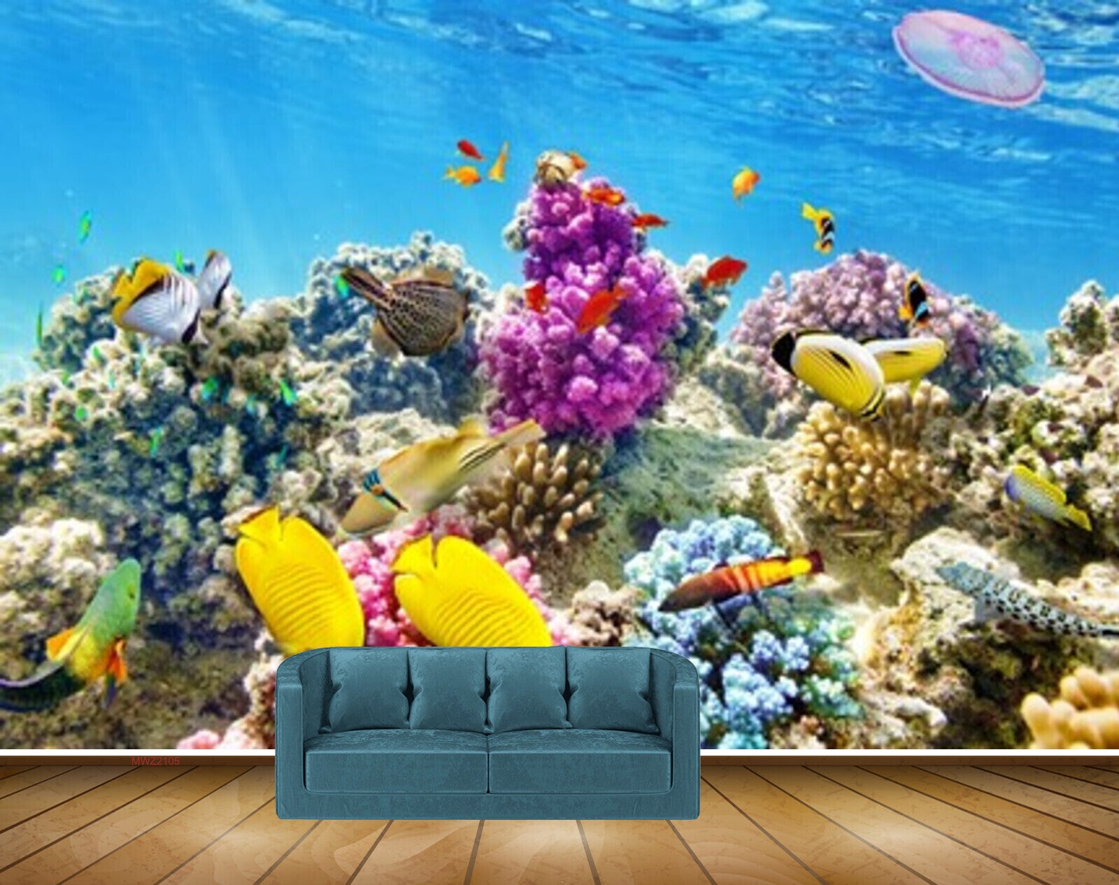 Avikalp MWZ2105 Sea Fishes Anemones Underwater Ocean HD Wallpaper Avikalp MWZ2105 Sea Fishes Anemones Underwater Ocean HD Wallpaper