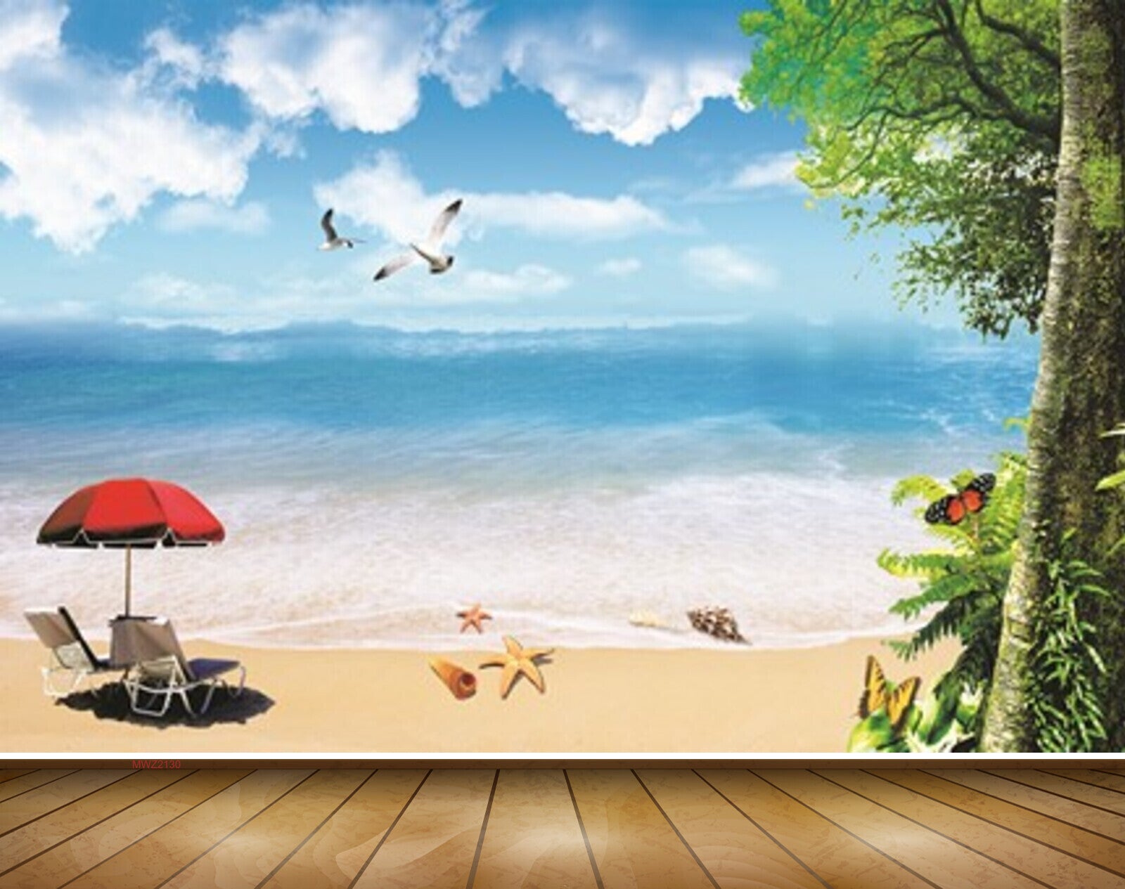 Avikalp MWZ2130 Beach Birds Butterflies Clouds Chair Starfishes Water Ocean HD Wallpaper Avikalp MWZ2130 Beach Birds Butterflies Clouds Chair Starfishes Water Ocean HD Wallpaper
