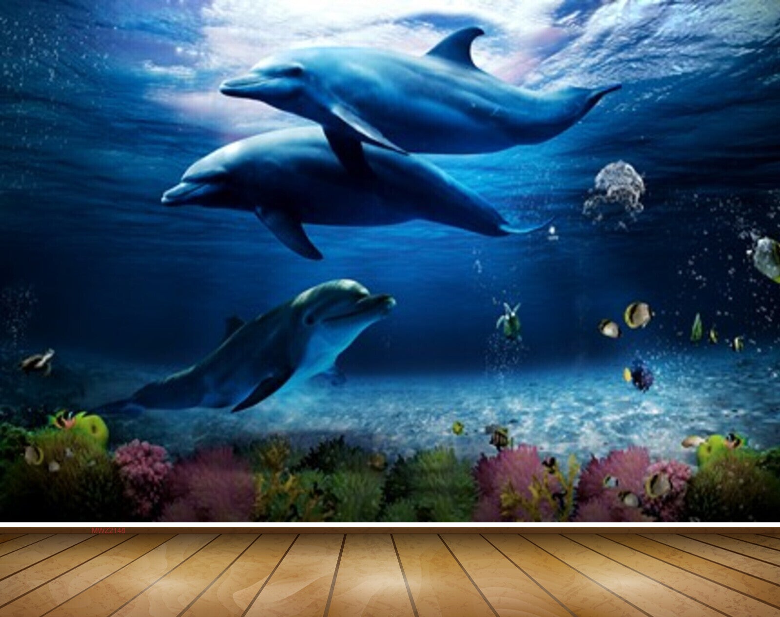 Avikalp MWZ2148 Sea Dolphins Fishes Whales Plants Underwater Water HD Wallpaper Avikalp MWZ2148 Sea Dolphins Fishes Whales Plants Underwater Water HD Wallpaper