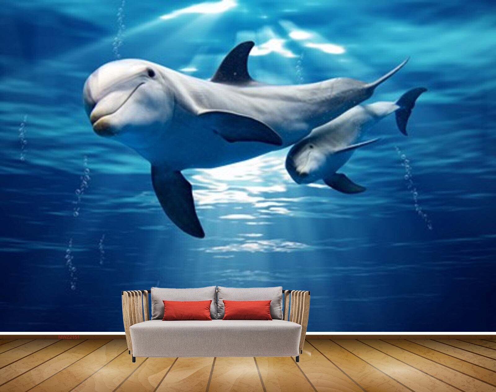 Avikalp MWZ2151 Sea Dolphins Swim Undertwater Water HD Wallpaper Avikalp MWZ2151 Sea Dolphins Swim Undertwater Water HD Wallpaper