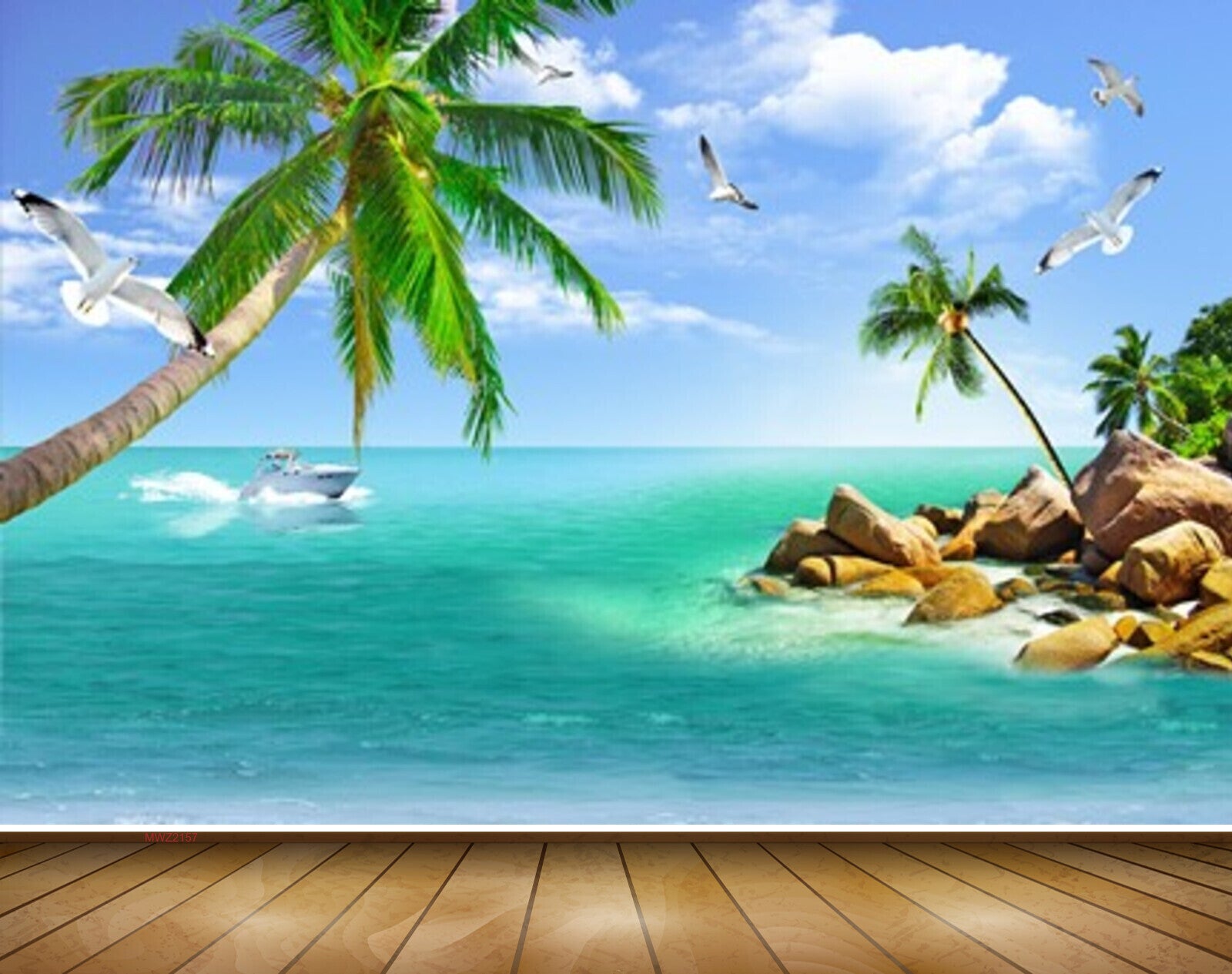 Avikalp MWZ2157 Trees Sea Stones Birds Clouds Boat Water Ocean HD Wallpaper Avikalp MWZ2157 Trees Sea Stones Birds Clouds Boat Water Ocean HD Wallpaper