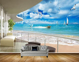Avikalp MWZ2227 Beach Boat Building Birds Chairs House Tree Sea Water Ocean HD Wallpaper Avikalp MWZ2227 Beach Boat Building Birds Chairs House Tree Sea Water Ocean HD Wallpaper