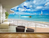 Avikalp MWZ2227 Beach Boat Building Birds Chairs House Tree Sea Water Ocean HD Wallpaper Avikalp MWZ2227 Beach Boat Building Birds Chairs House Tree Sea Water Ocean HD Wallpaper