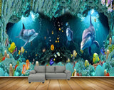 Avikalp MWZ2240 Sea Dolphins Fishes Stones Underwater Water Ocean HD Wallpaper Avikalp MWZ2240 Sea Dolphins Fishes Stones Underwater Water Ocean HD Wallpaper